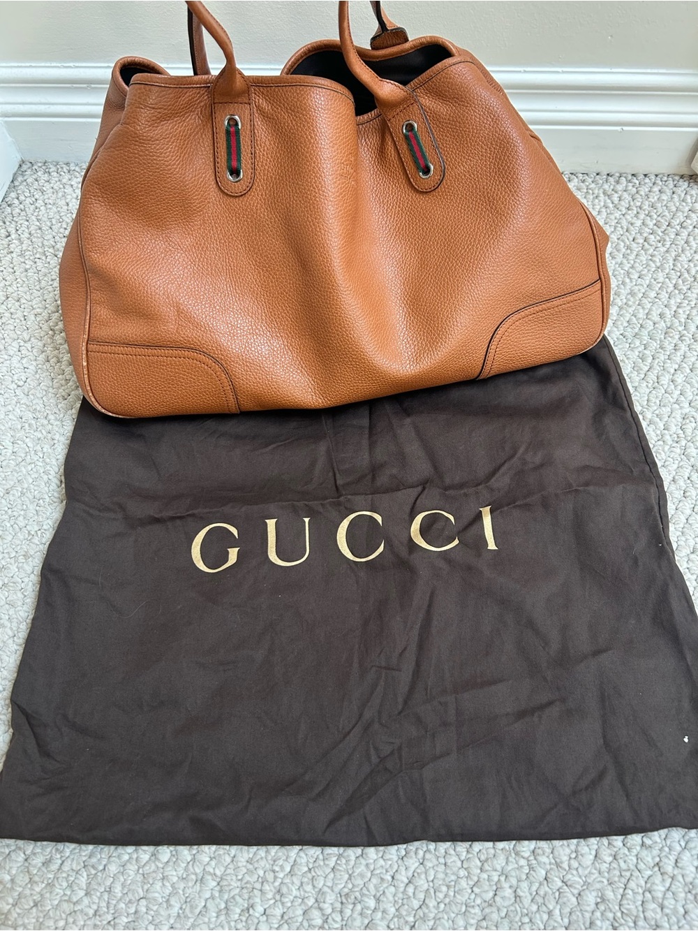 Gucci Tan Medium Princy Tote